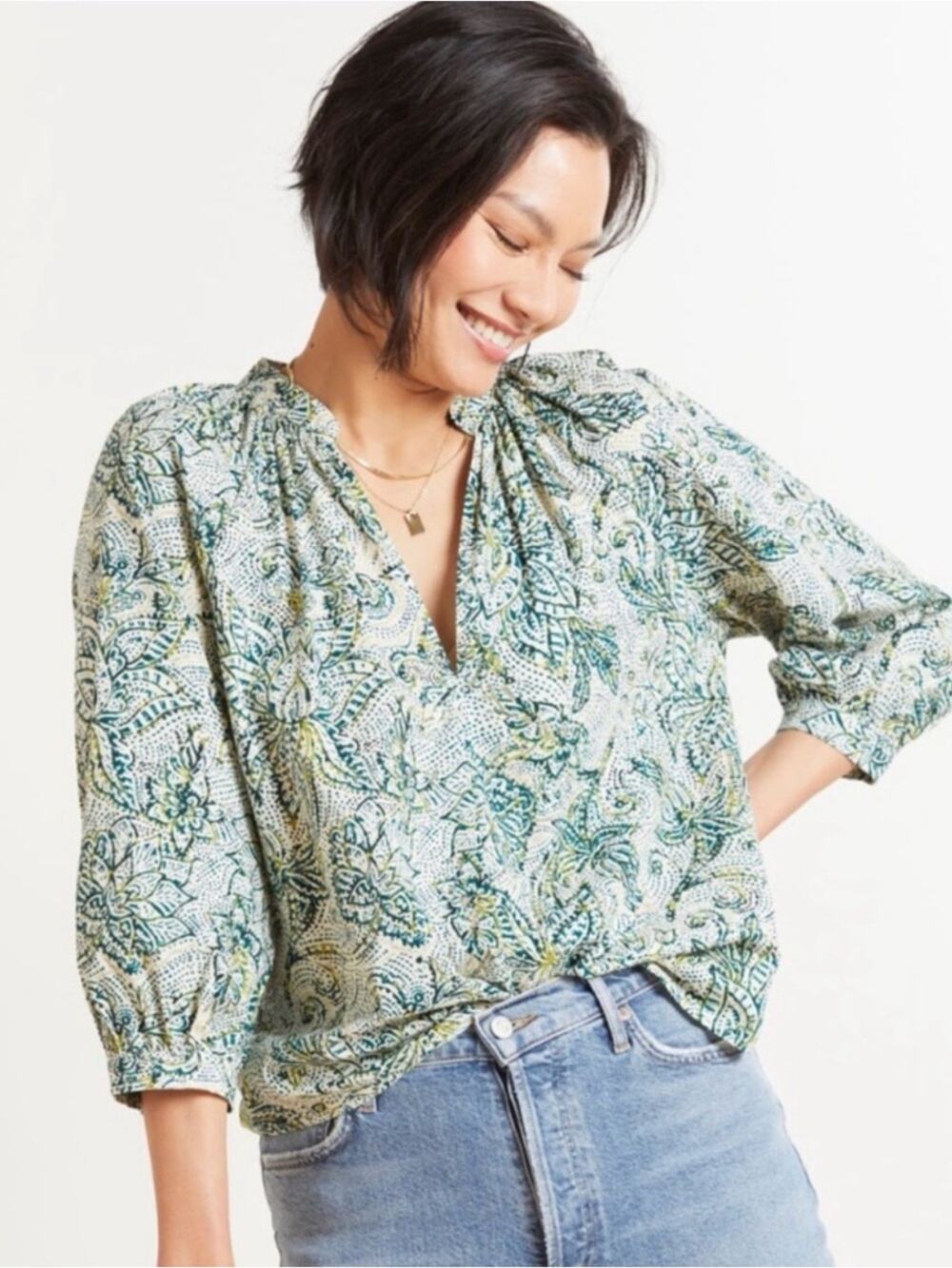Roan & Ryan x EVEREVE Cassidy Raglan Blouse